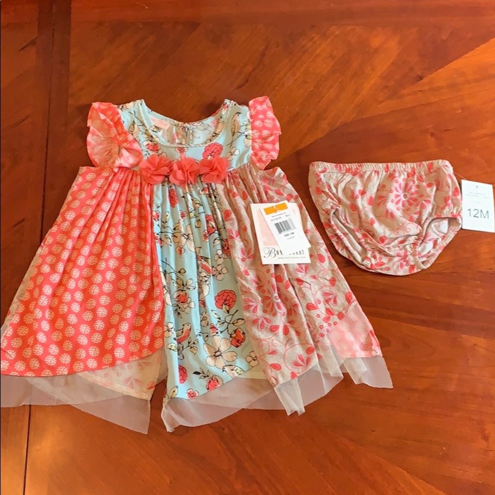 Bonnie Jean Baby Girl Summer Panel Skirt Dress